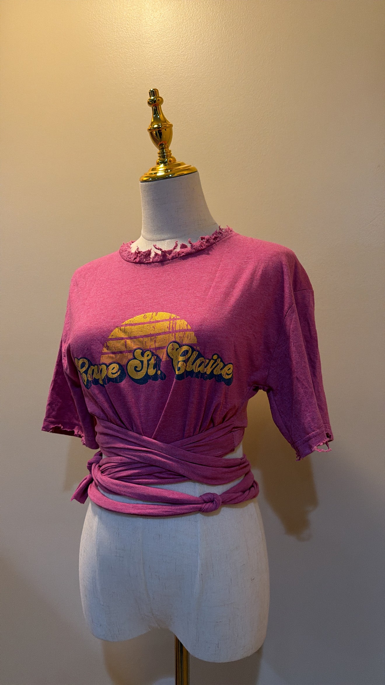 Purple Wrap Tee
