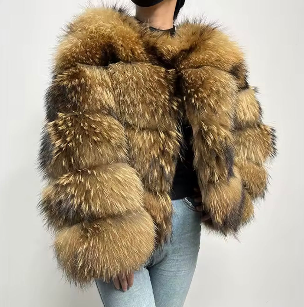 Raccoon Bomber Fur