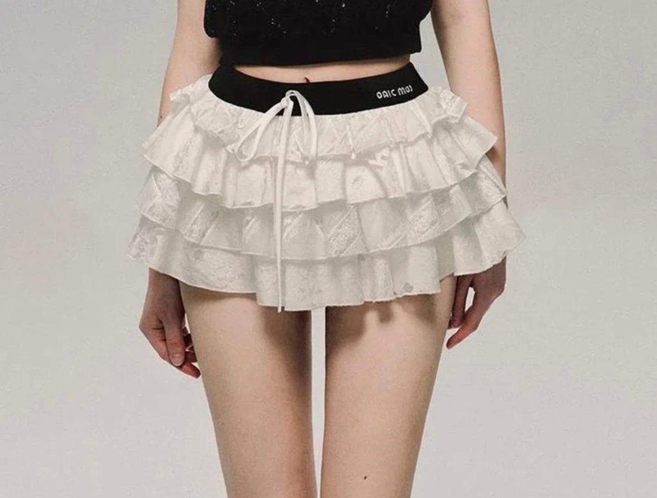 Baby doll Mini Ruffle Skirt