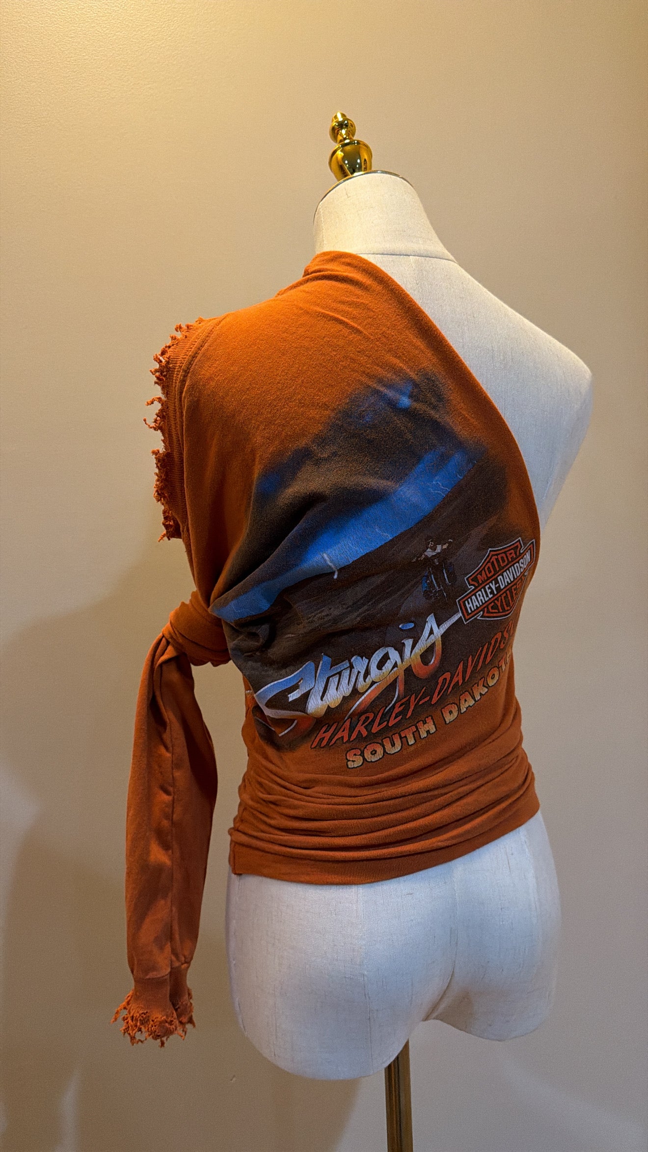 Orange Flame Harley