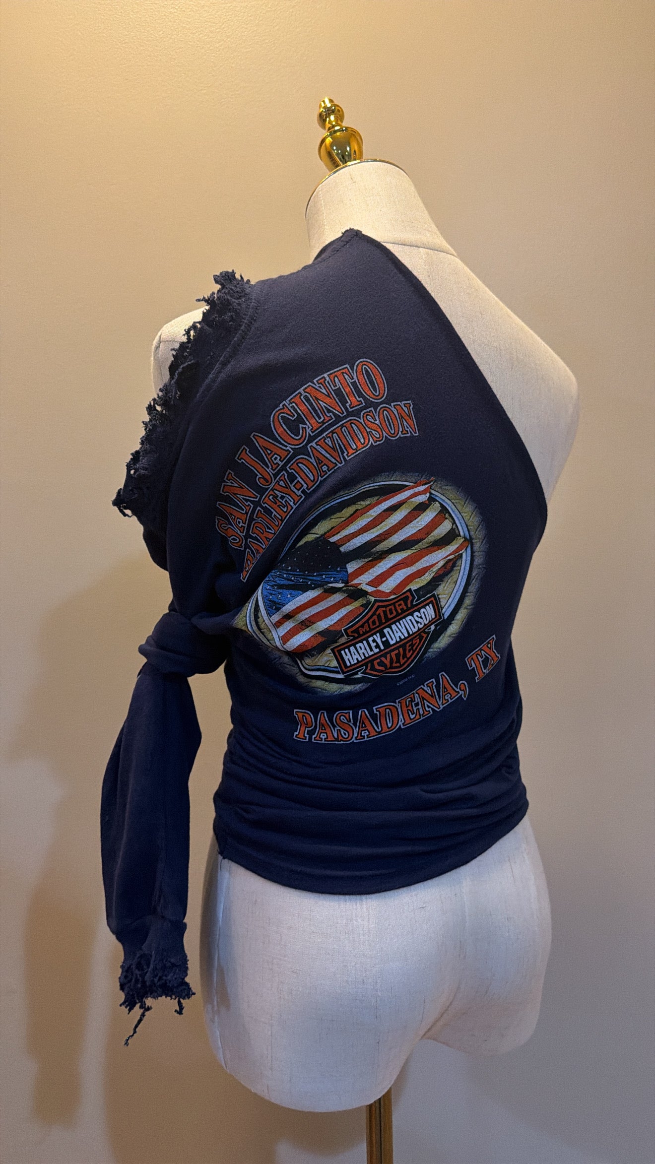Navy Flame Harley