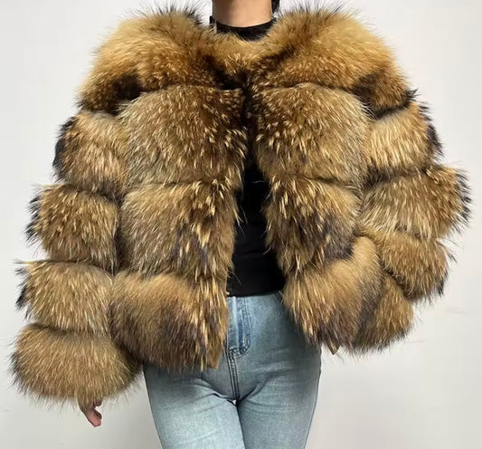 Raccoon Bomber Fur